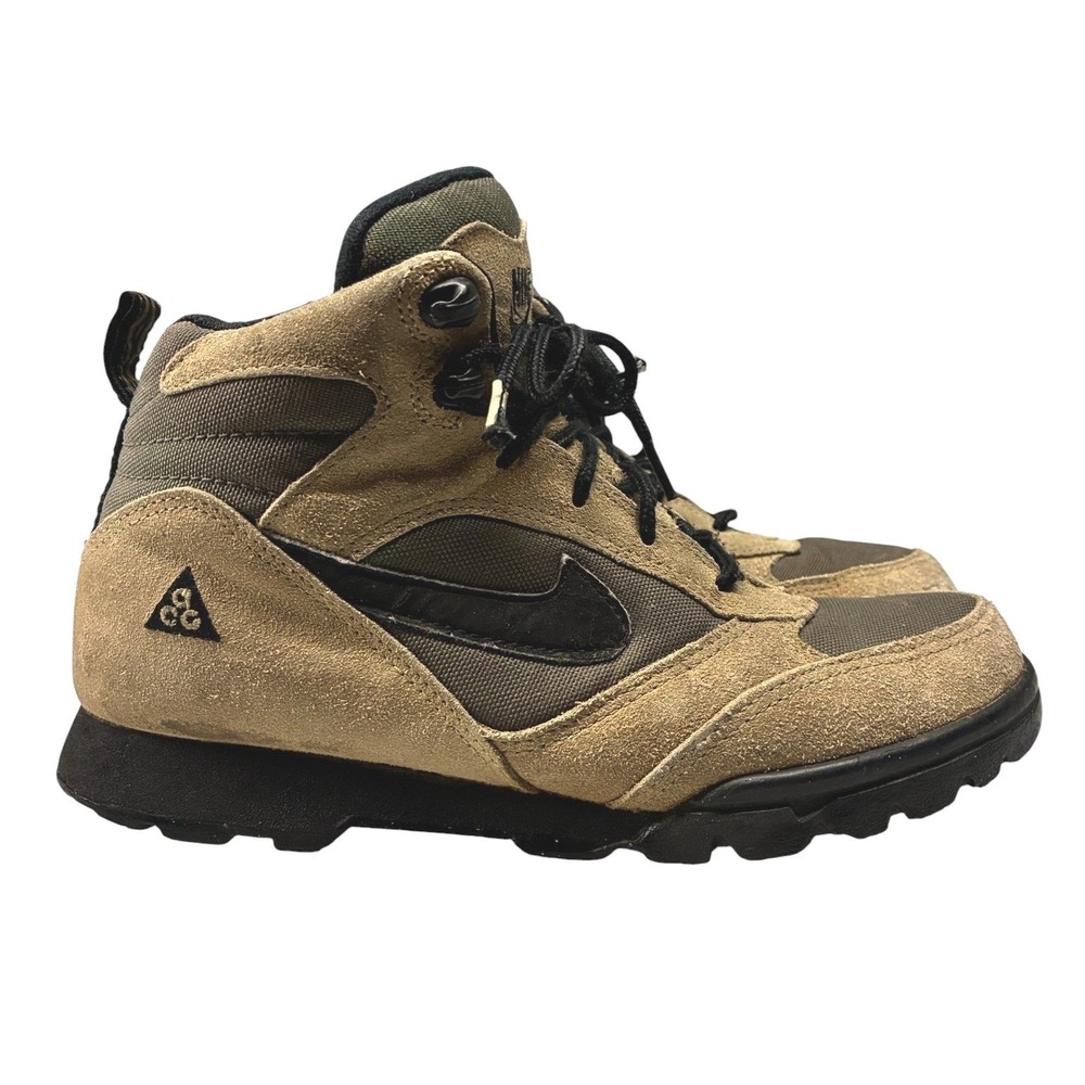 Nike ACG Caldera Hiking Boots Womens 8 Brown Suede Vintage Gorpcore Outdoor